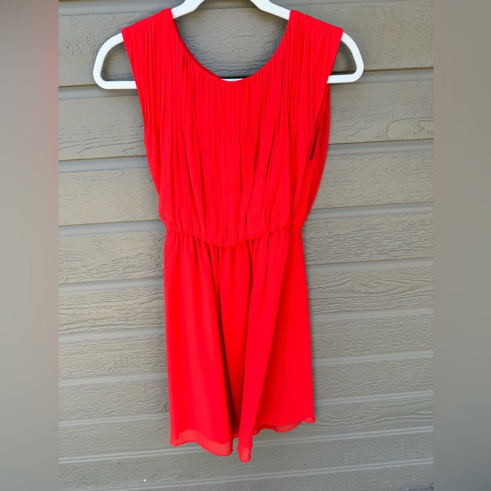 Alice and Olivia Dress XS Orange Coral Dress